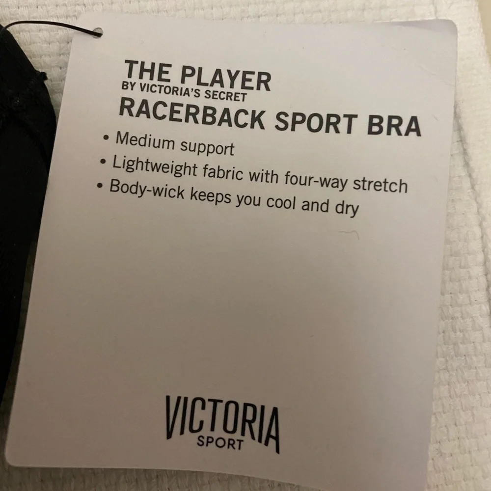 Victoria Sport The Player Racerback Sport Bra NWT - Picture 7 of 7